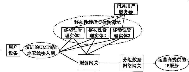 Method, system, mobility management entity and storage device for maintaining business continuity