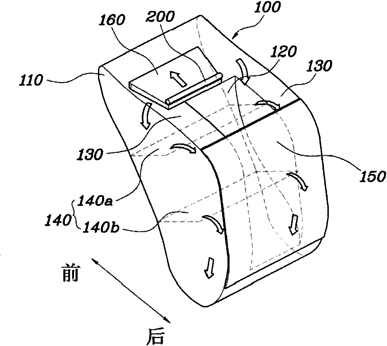 Airbag device for vehicles