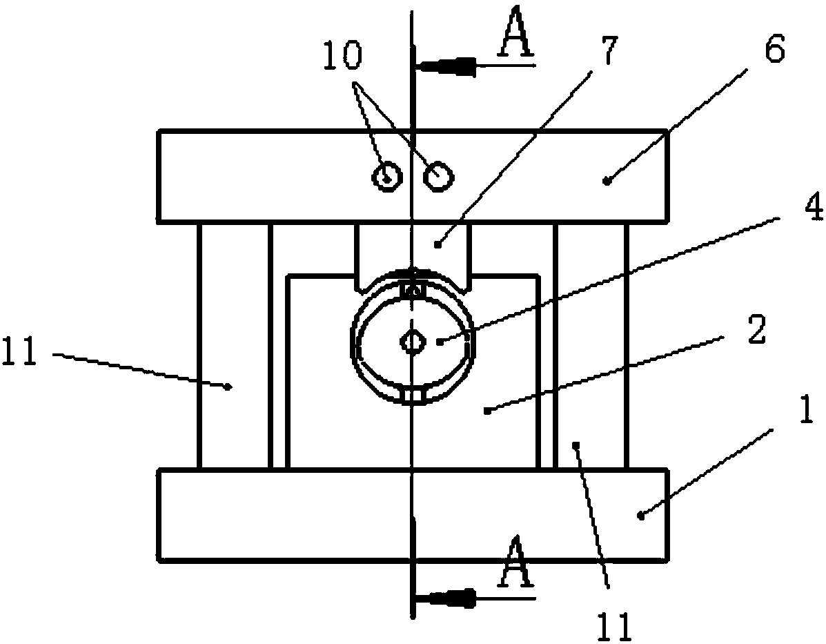 A chamfering punching device and method for hole inner wall