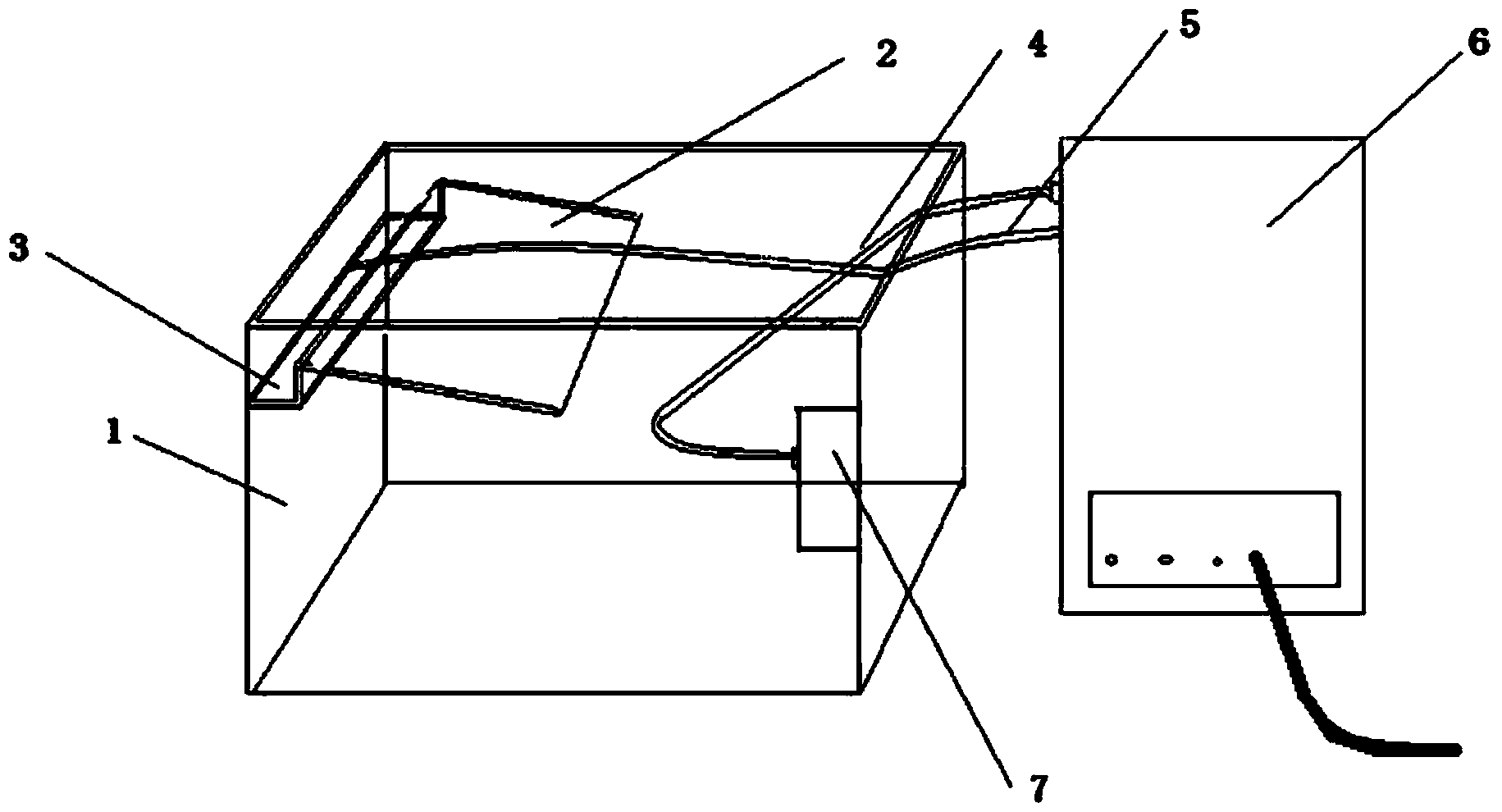 Cooling water circulation device for condensation point instrument