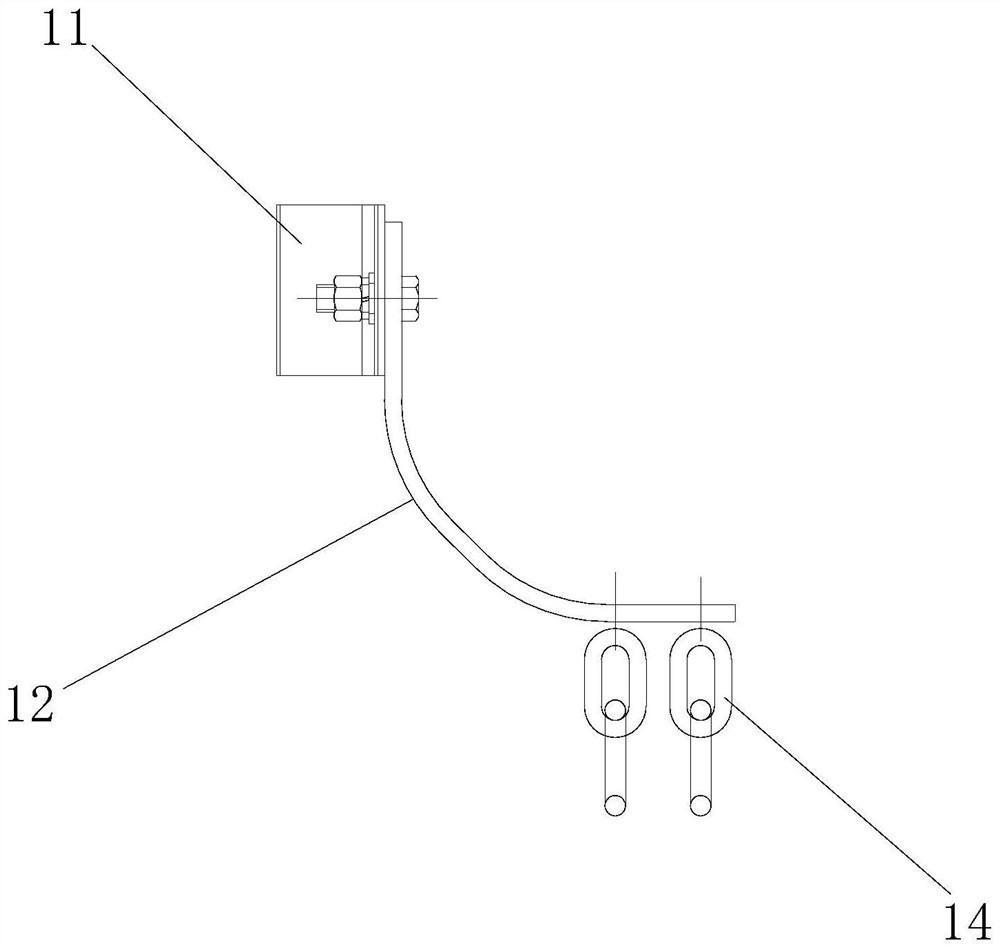 Blade structure of a drying drum