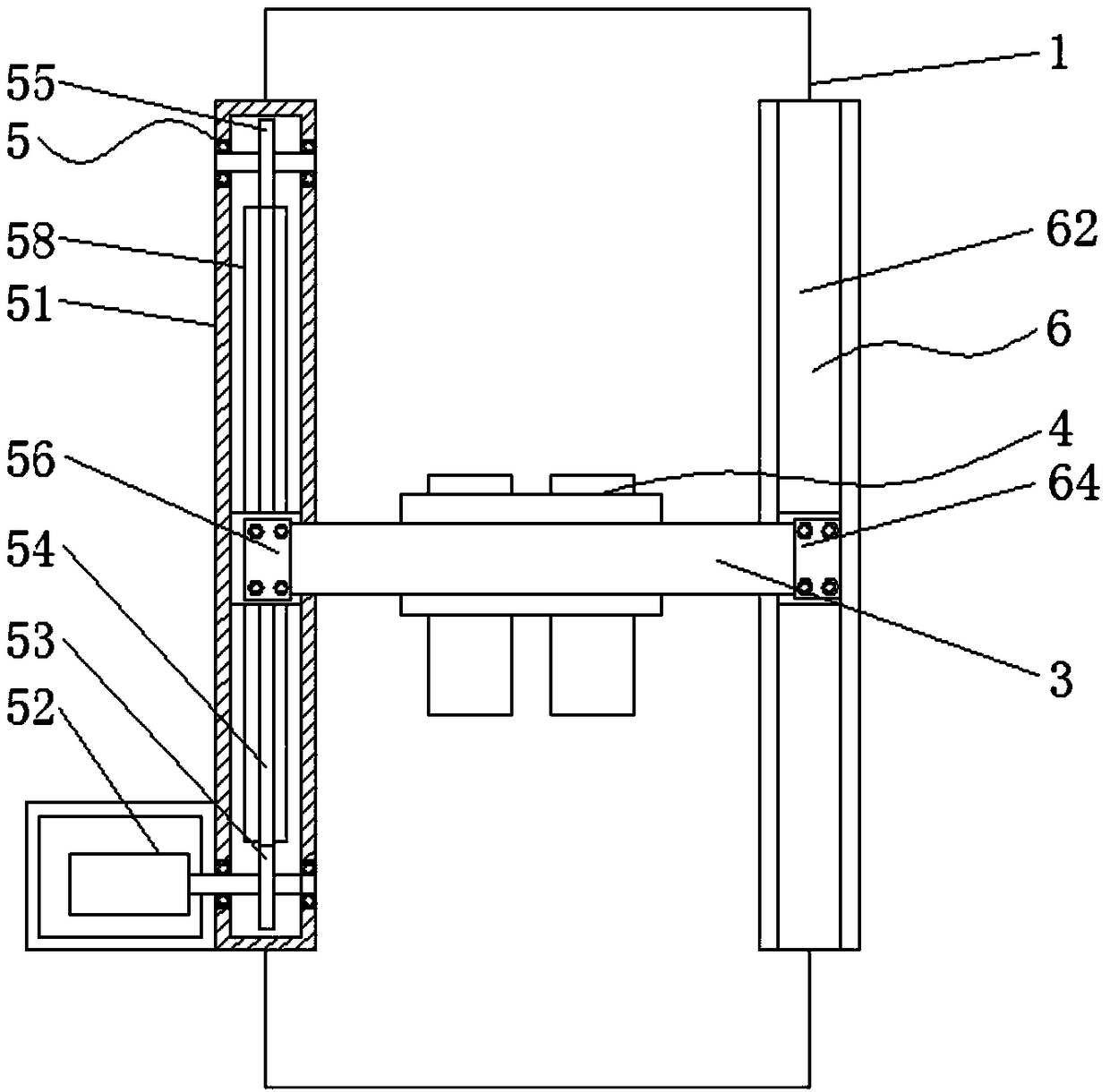 Suspended substance filtering device for recovering wastewater of enterprise