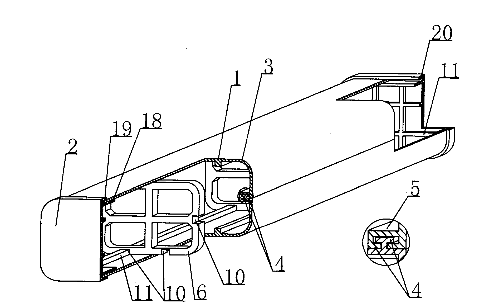 Plastic thin-wall tube