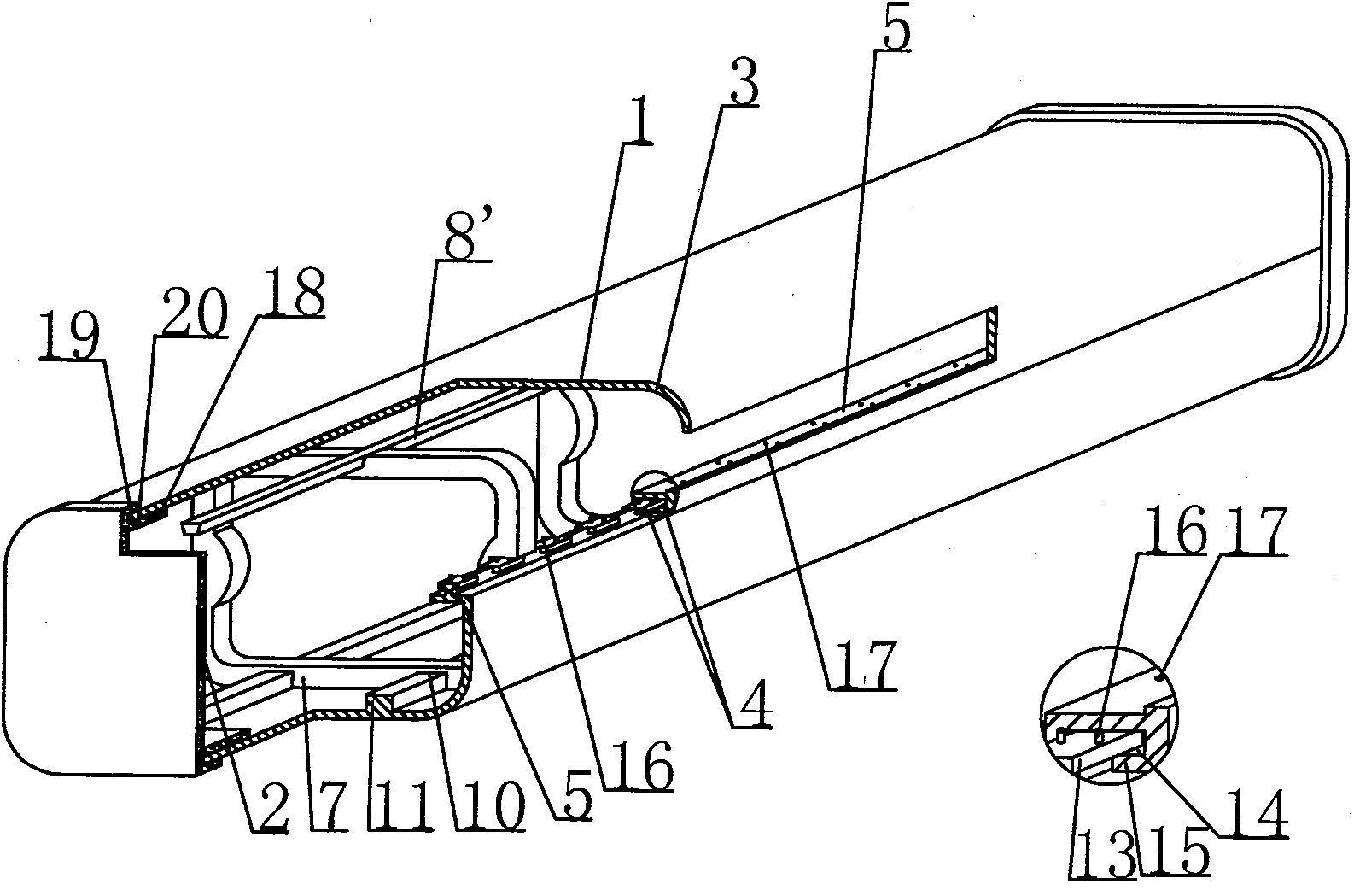 Plastic thin-wall tube