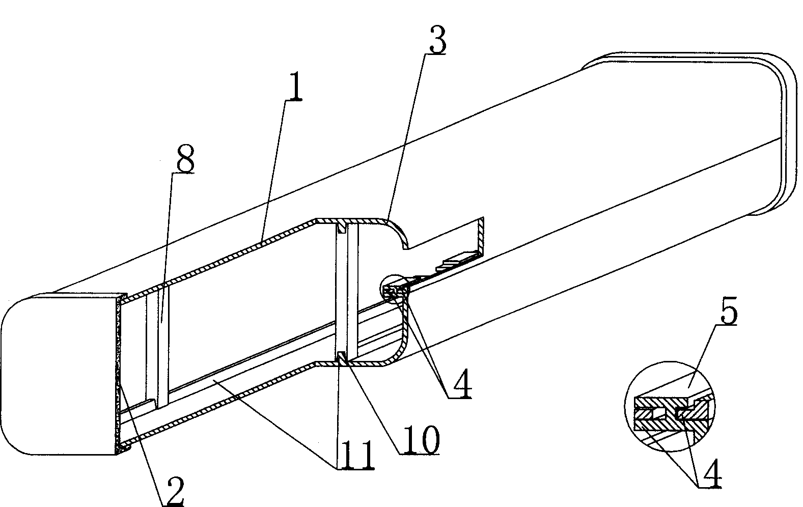 Plastic thin-wall tube