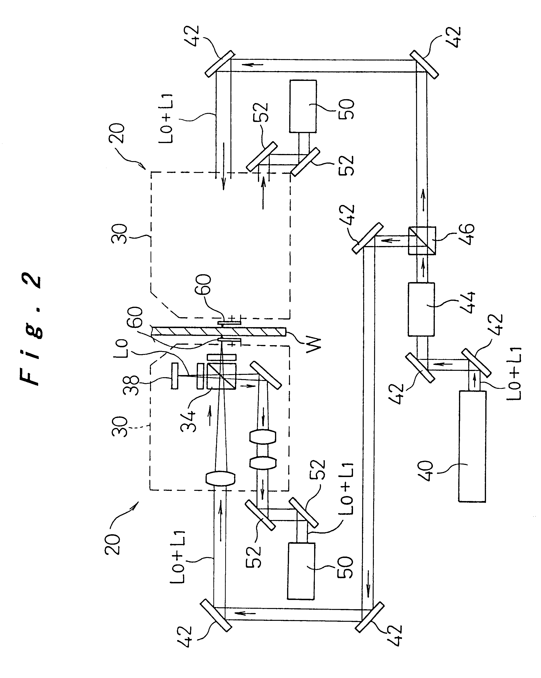 Method and apparatus for measuring thickness variation of a thin sheet material, and probe reflector used in the apparatus