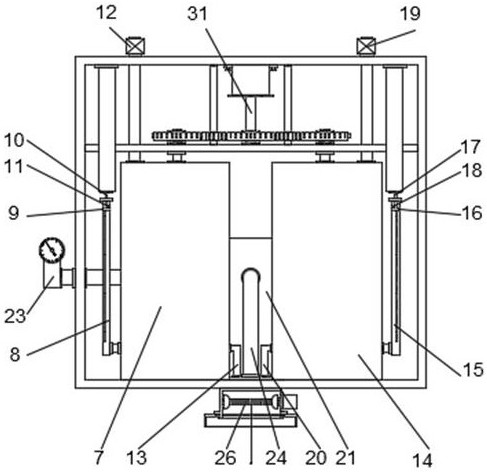 A quantitative dosing device for oilfield wellhead with backflow self-protection