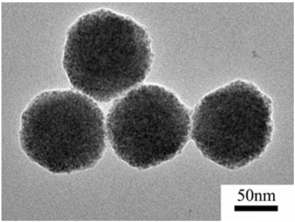 Europium-based coordination polymer nanosphere and preparation method and application thereof