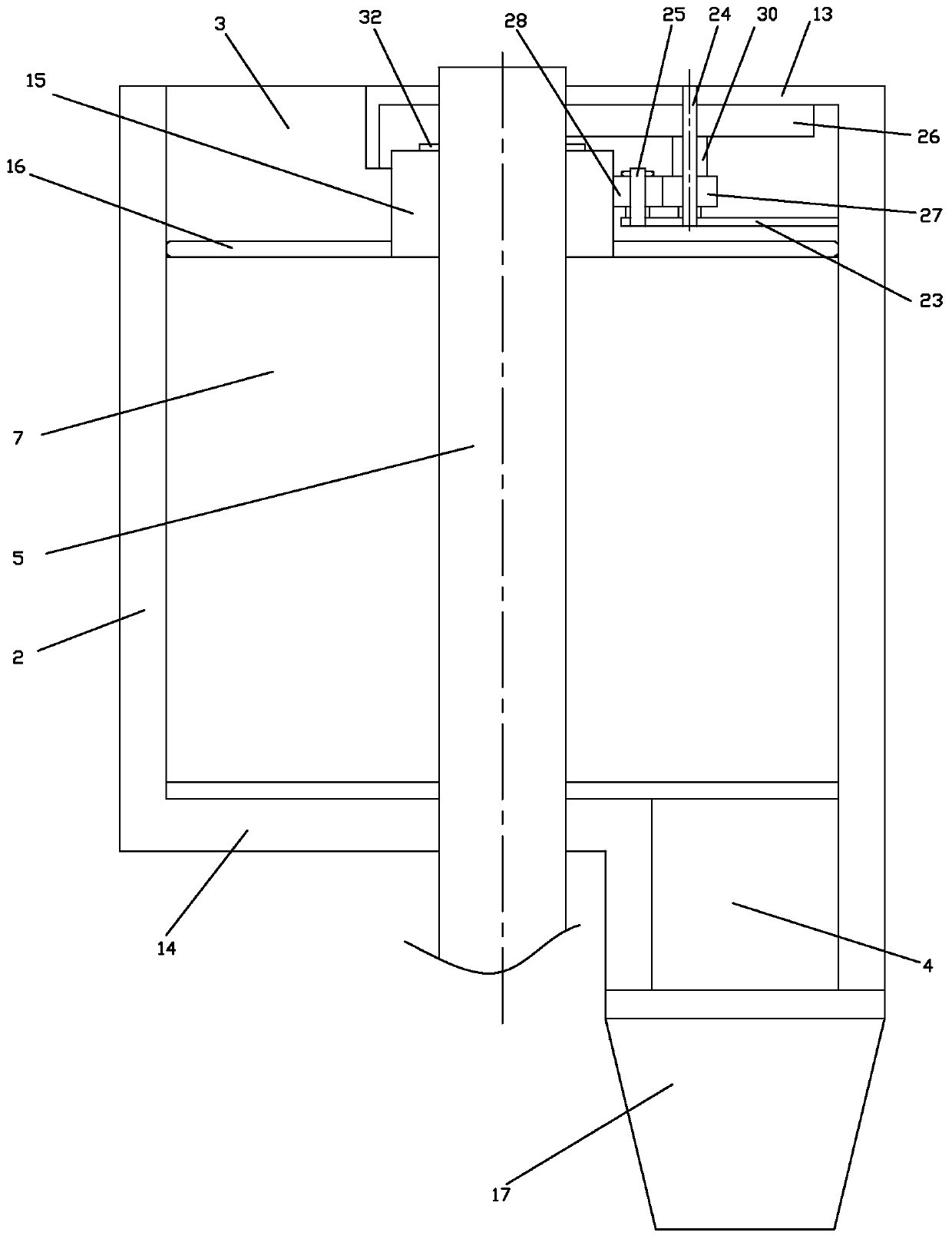 Automatic pet feeding and discharging mechanism