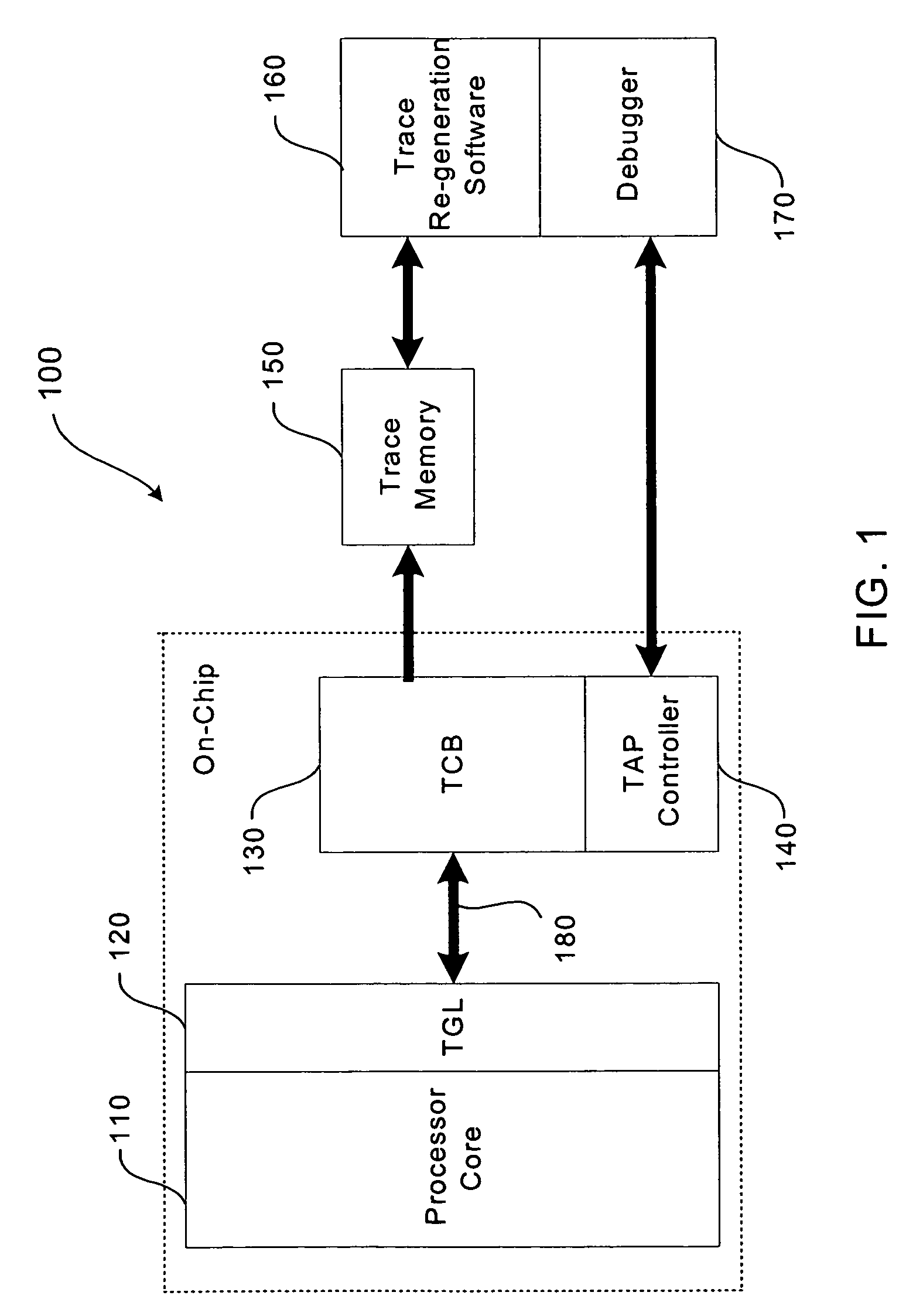 Trace control block implementation and method