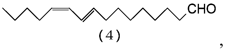 Process for preparing (9e,11z)-9, 11-hexadecadienal