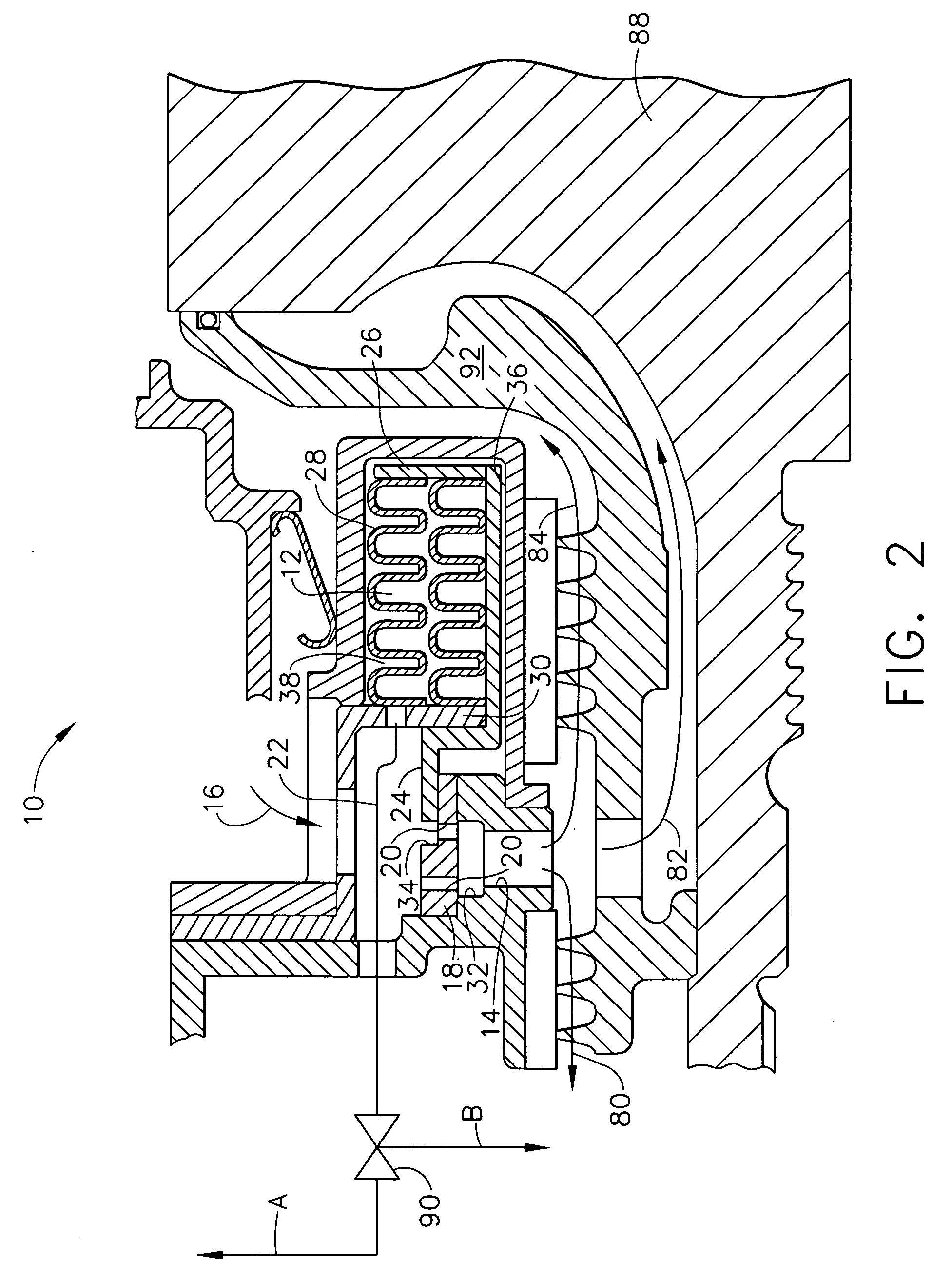 Variable turbine cooling flow system
