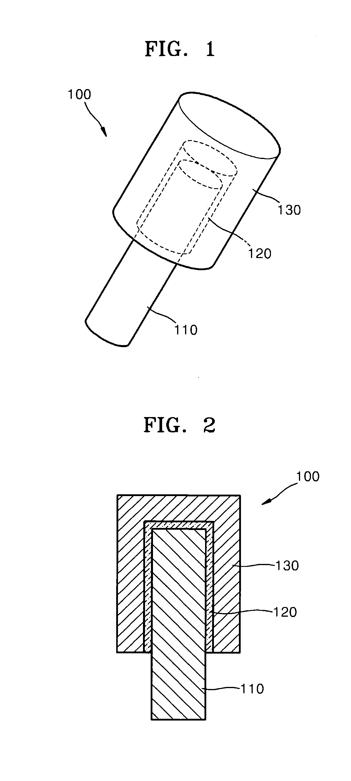 Light emitting device using a micro-rod and method of manufacturing a light emitting device
