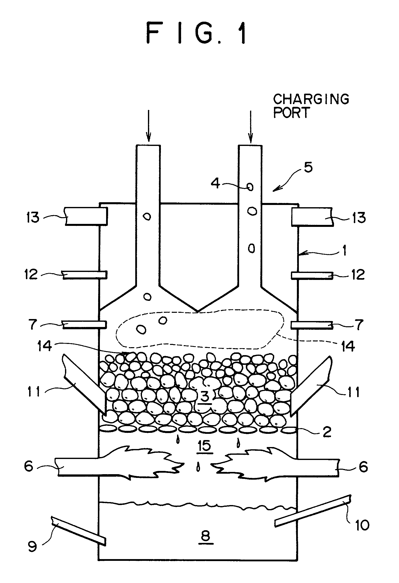 Method of and apparatus for manufacturing the metallic iron