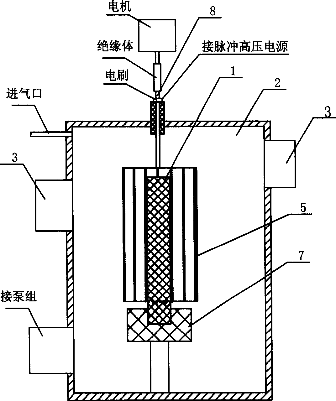 Plasma injection method and apparatus for insulation material spare parts