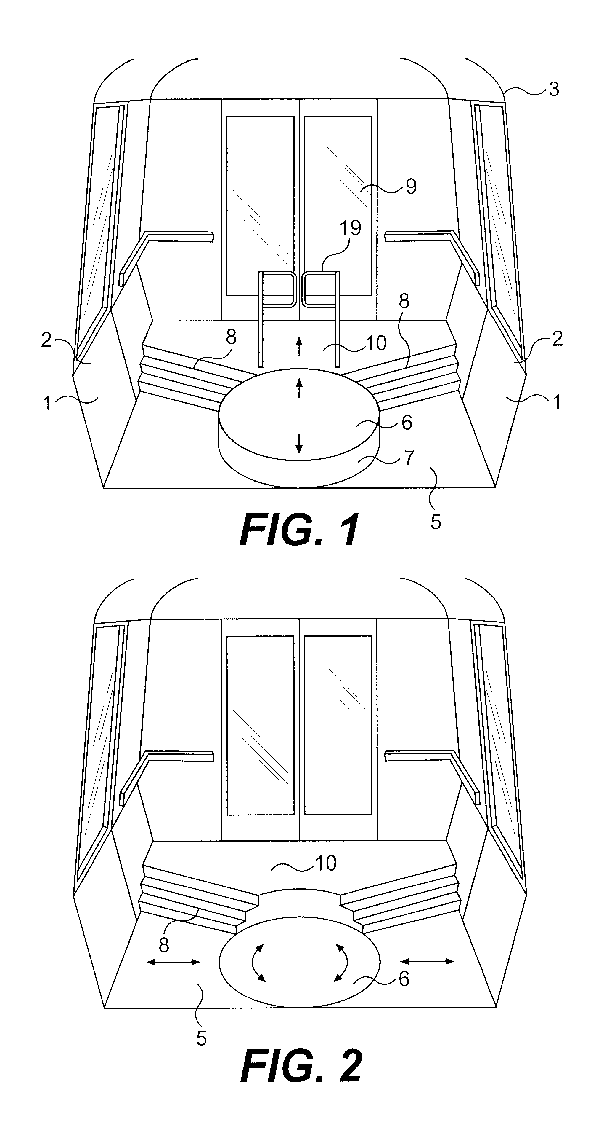 Lifting device for railway vehicles