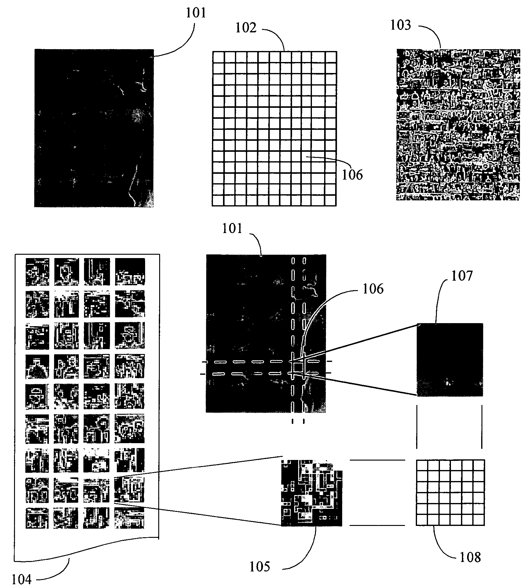 Digital composition of a mosaic image