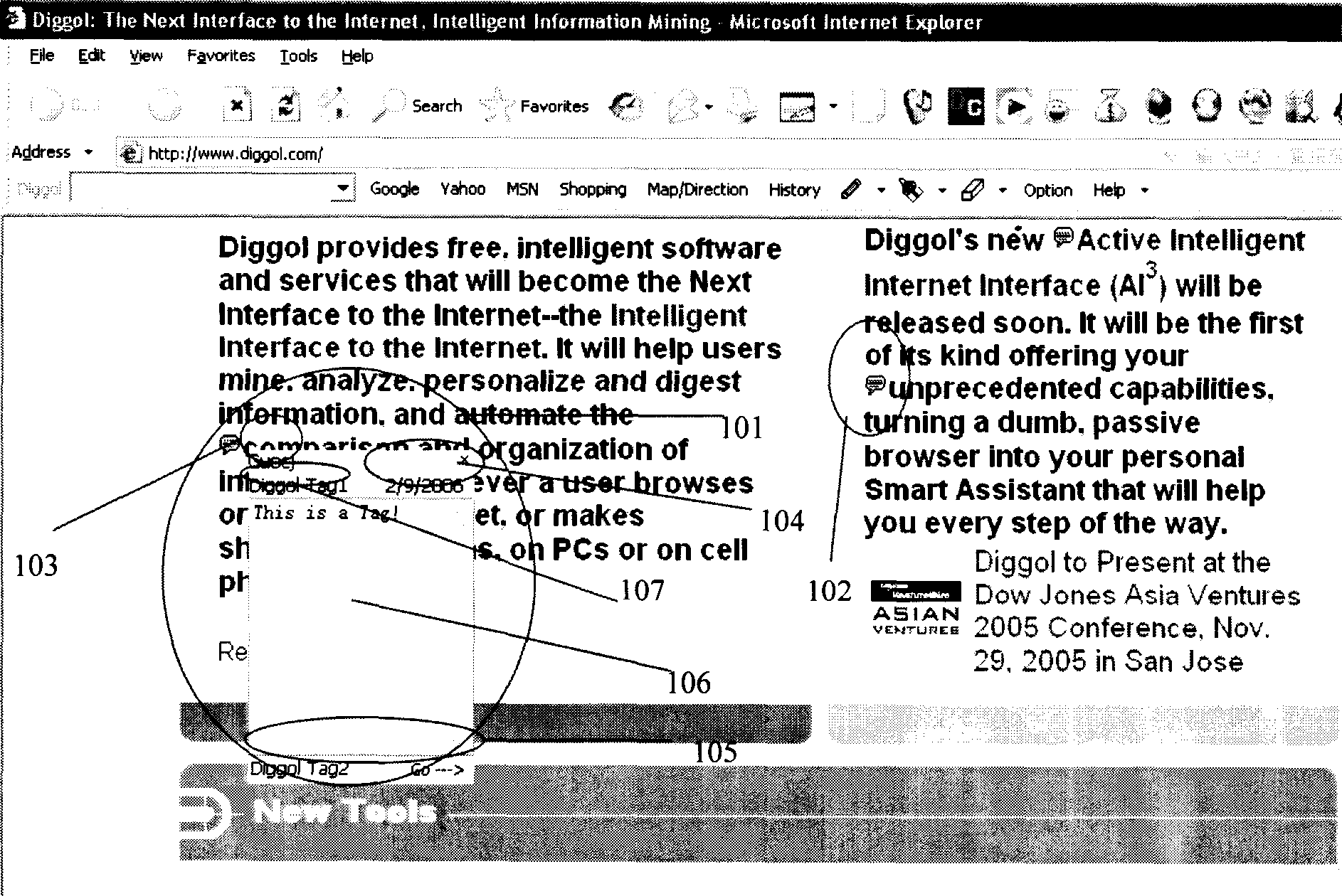 Method of adding searchable deep labels in web pages in conjunction with browser plug-ins and scripts