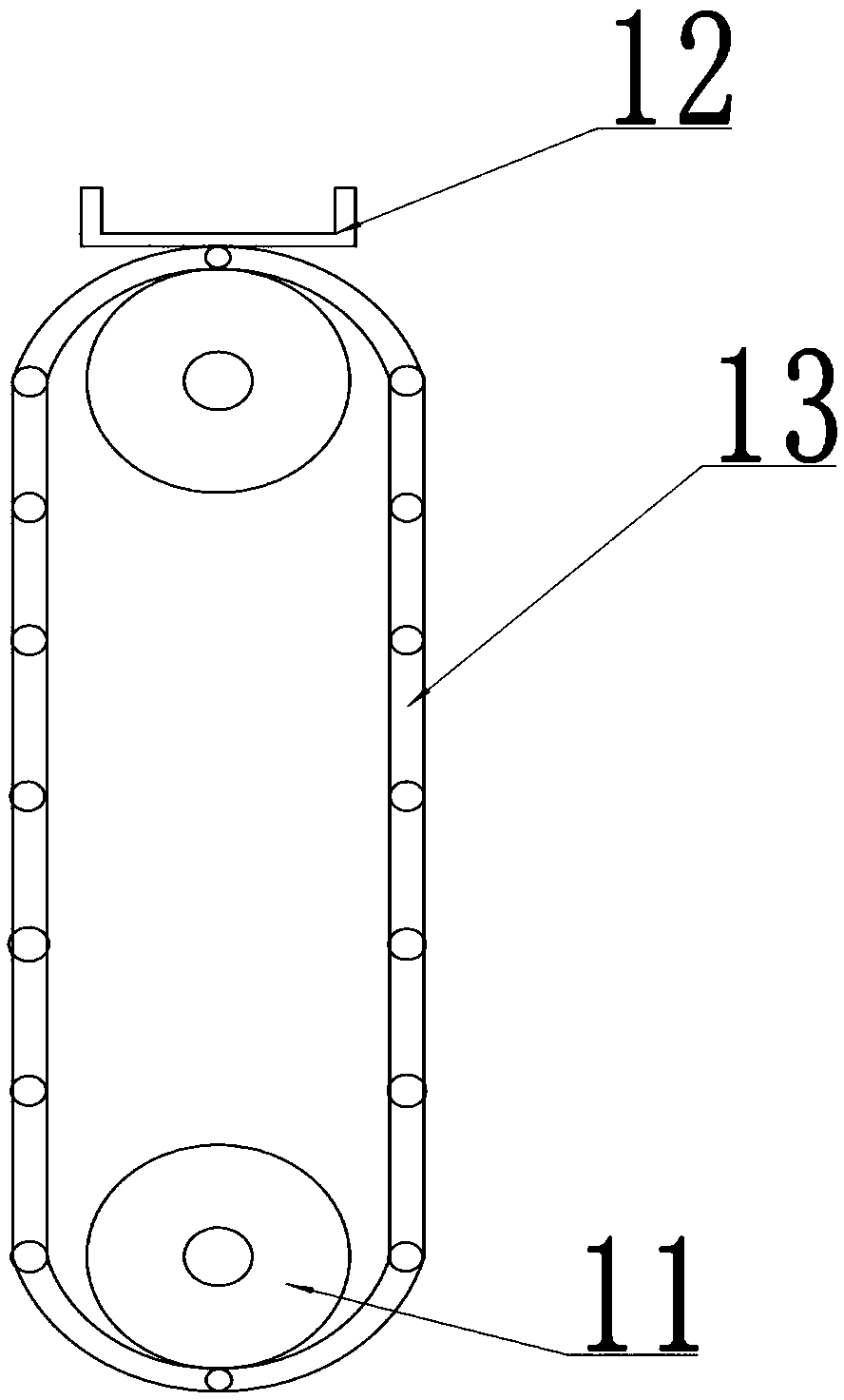 Automobile bumper full-aspect paint spraying workbench