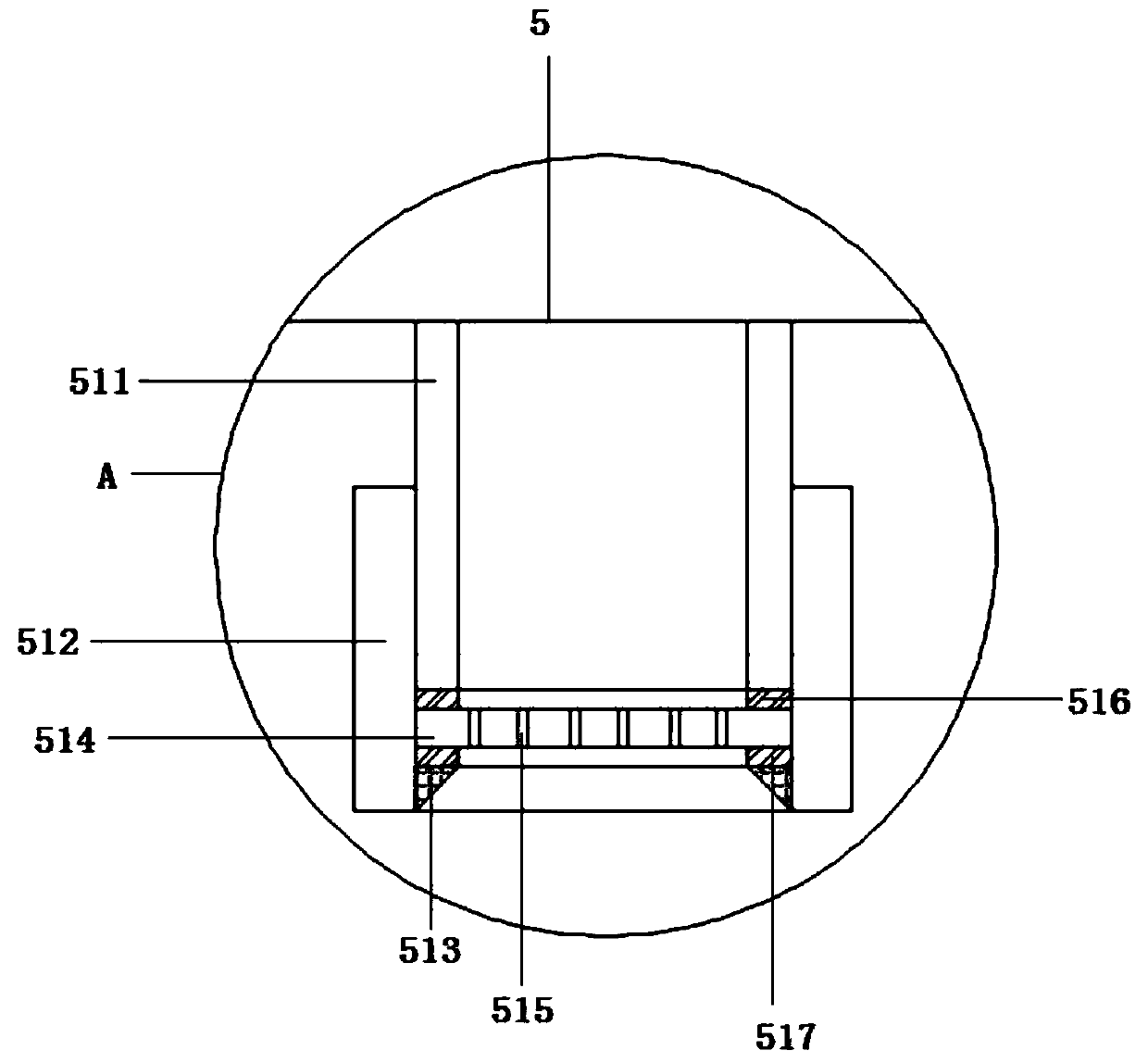 Mold rapid spray cooling device for battery production and control system thereof