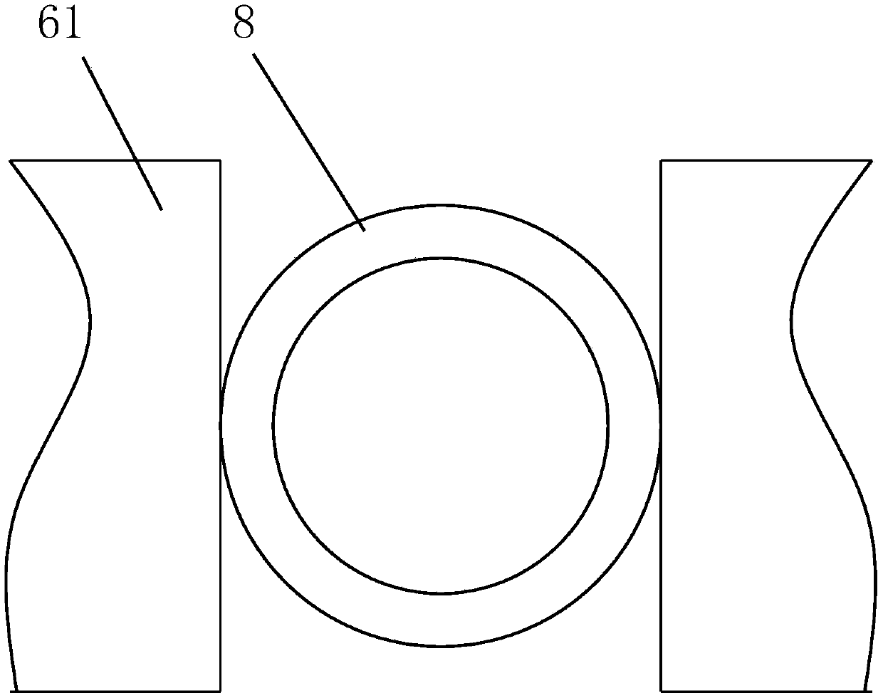 Waste plastic regenerating system with iron removal function