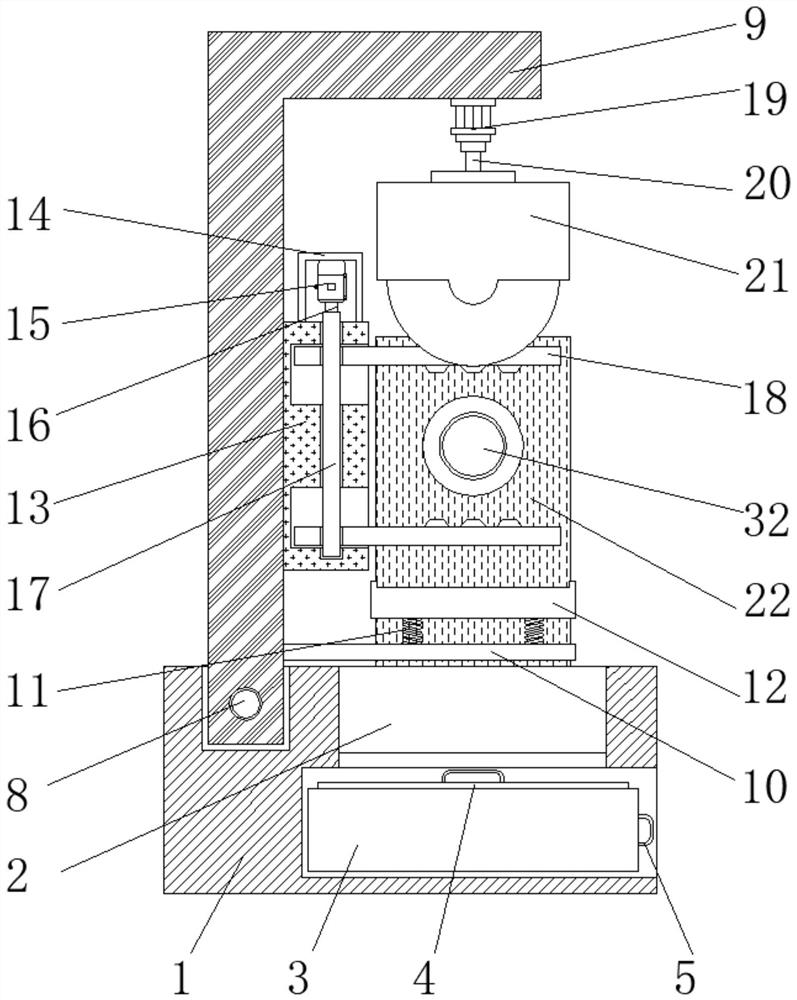 Cutting device for mechanical seal of heat-resistant metal bellow and with fixing function