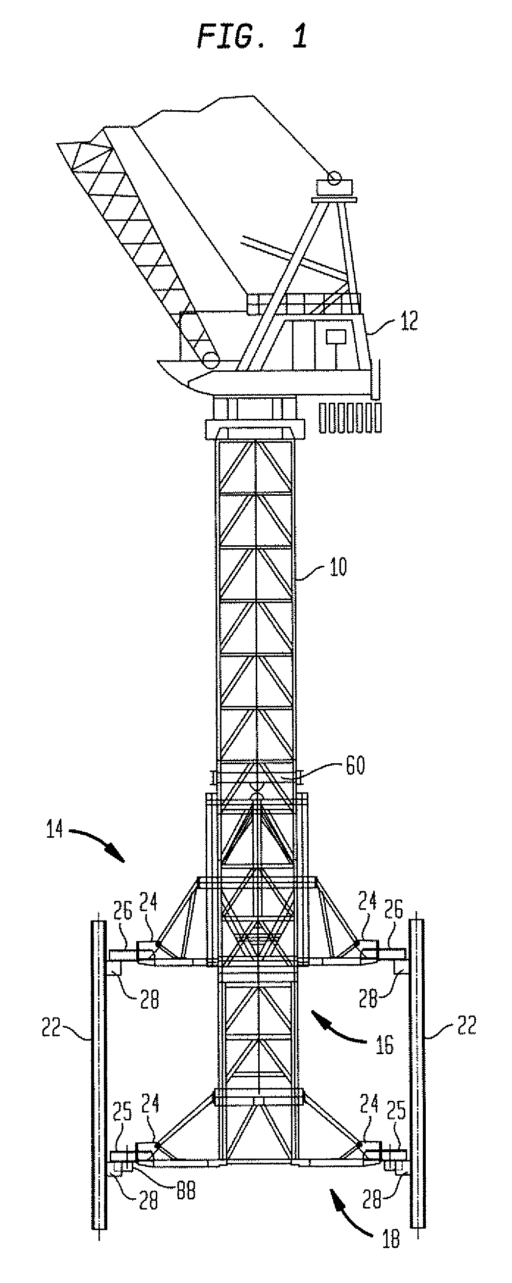 Tower crane device