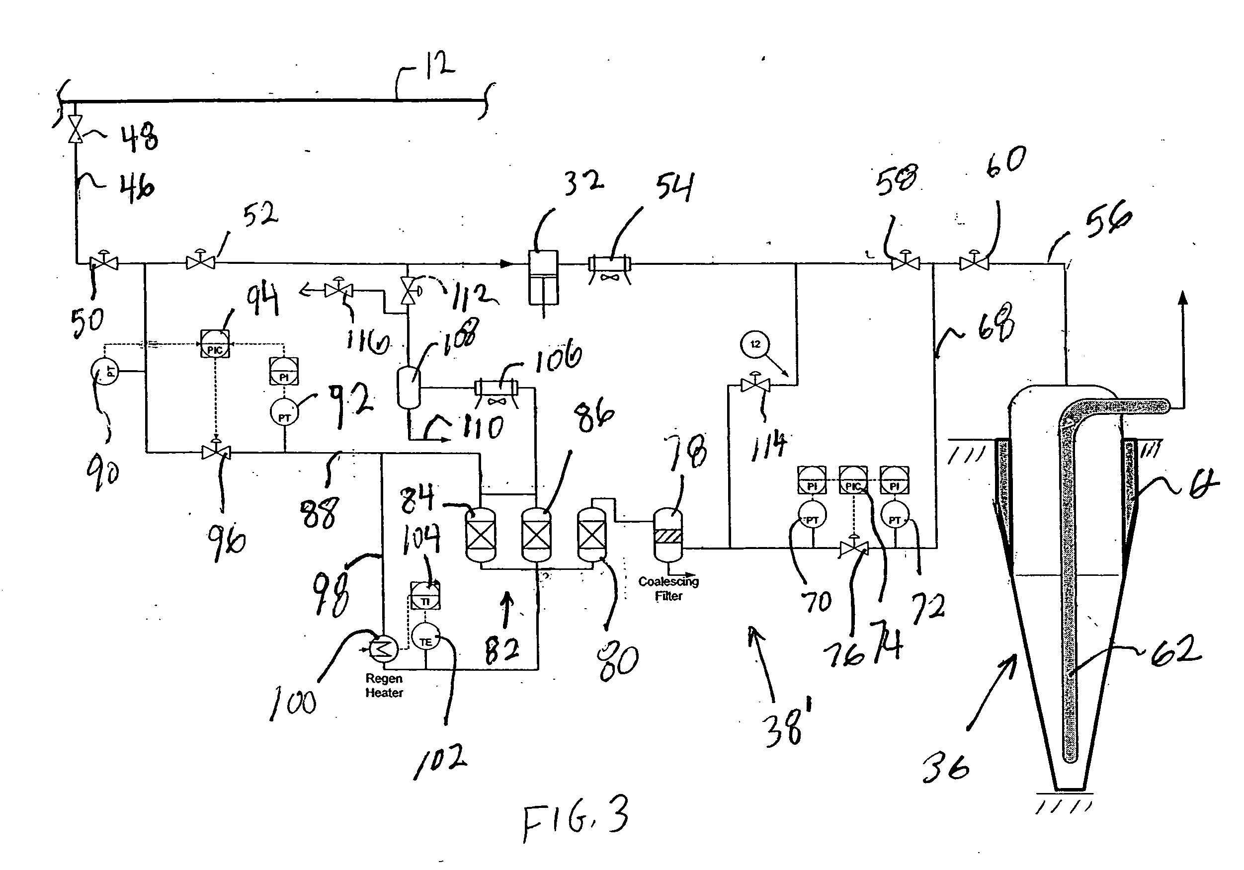 Method of storing and supplying hydrogen to a pipeline
