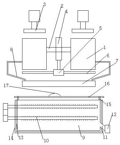 Industrial meat cutting and mincing apparatus