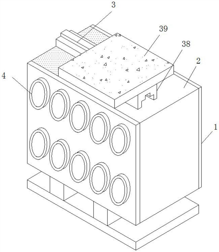 Storage device with protection function for handkerchief paper
