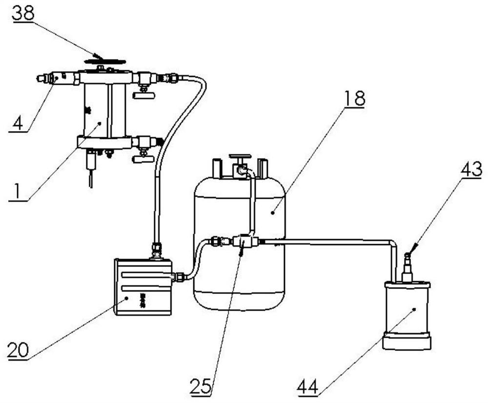 Rapid concentration and purification treatment device and method for hydrate sludge