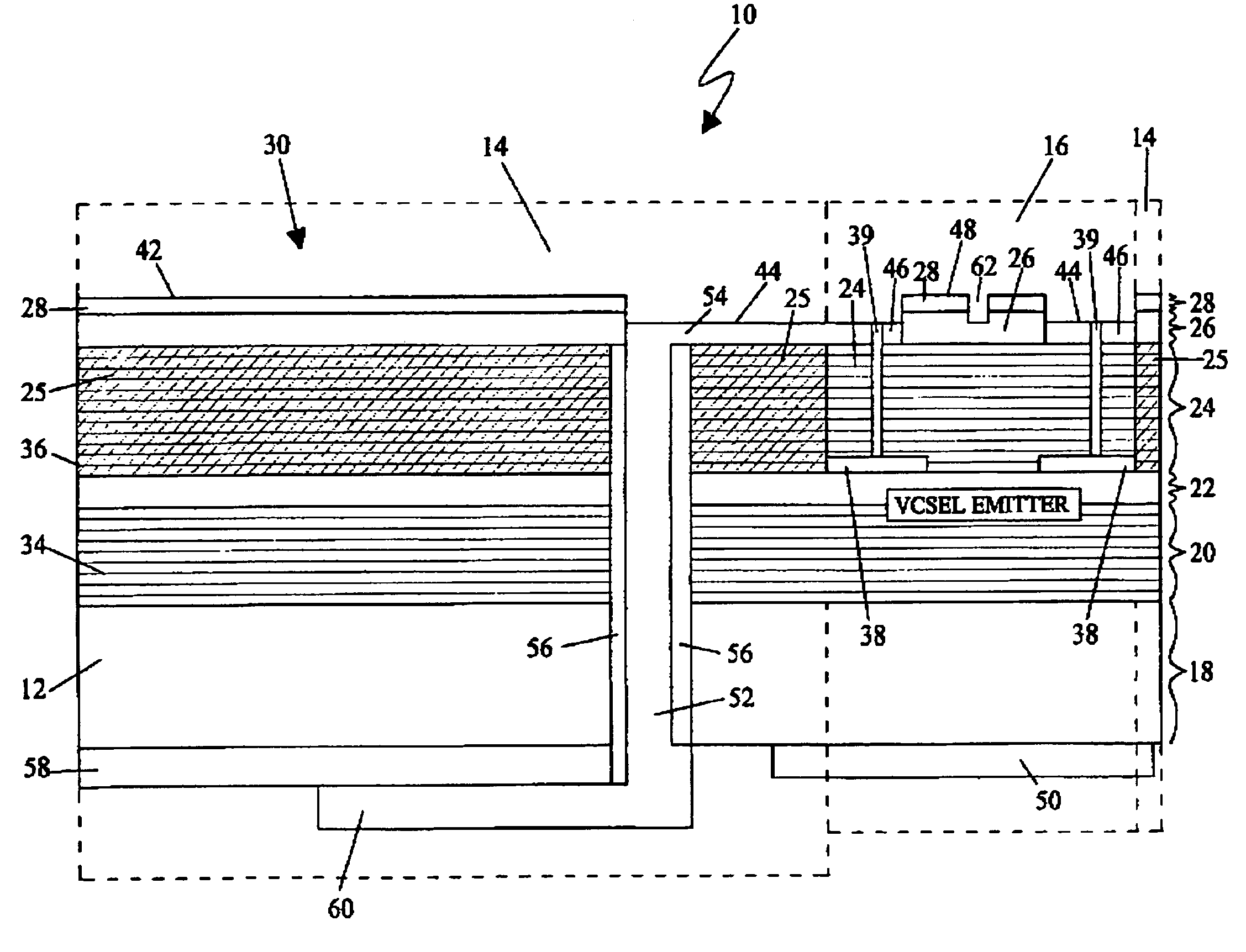 Near-field optical head system with integrated slider and laser