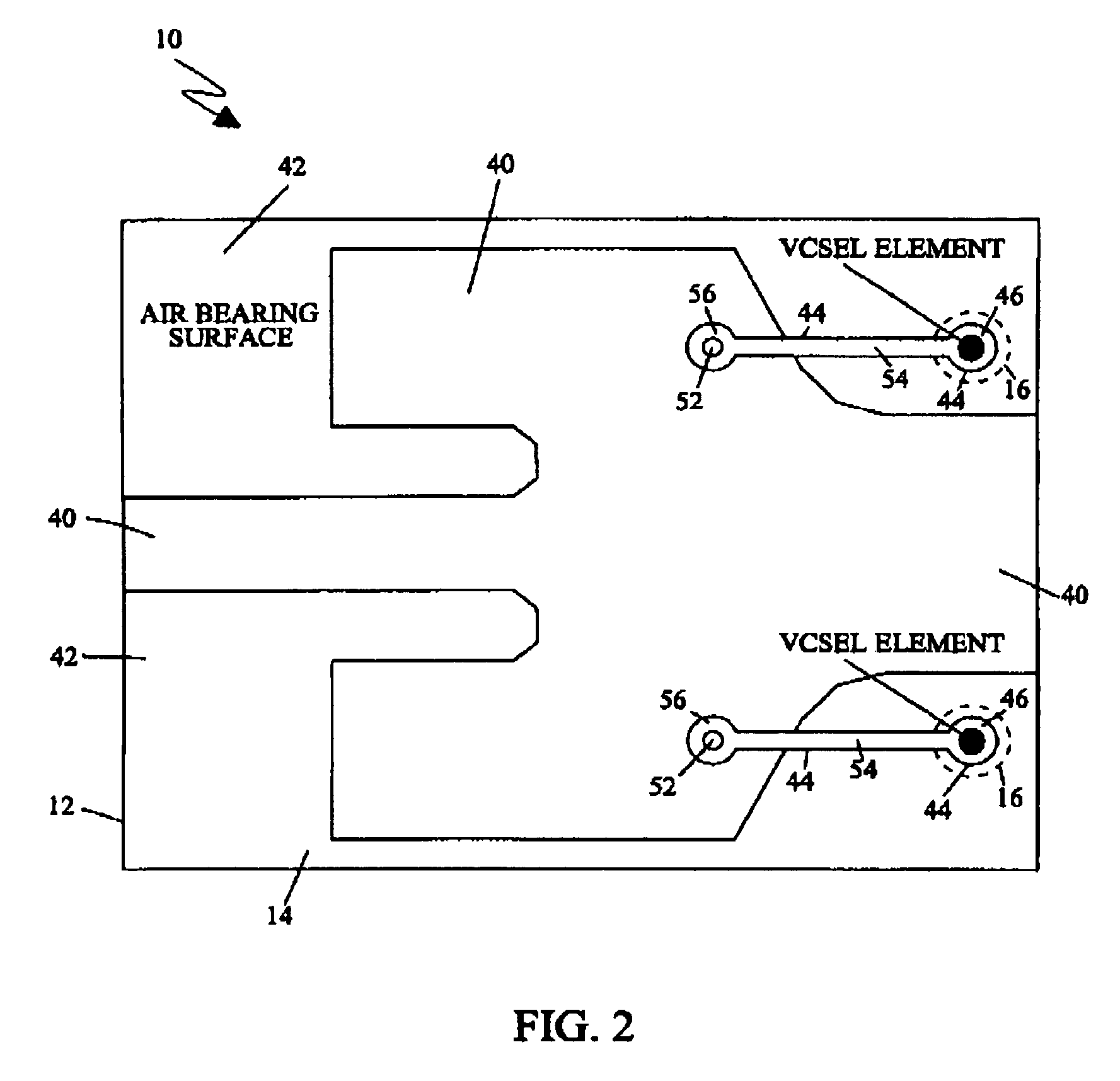 Near-field optical head system with integrated slider and laser