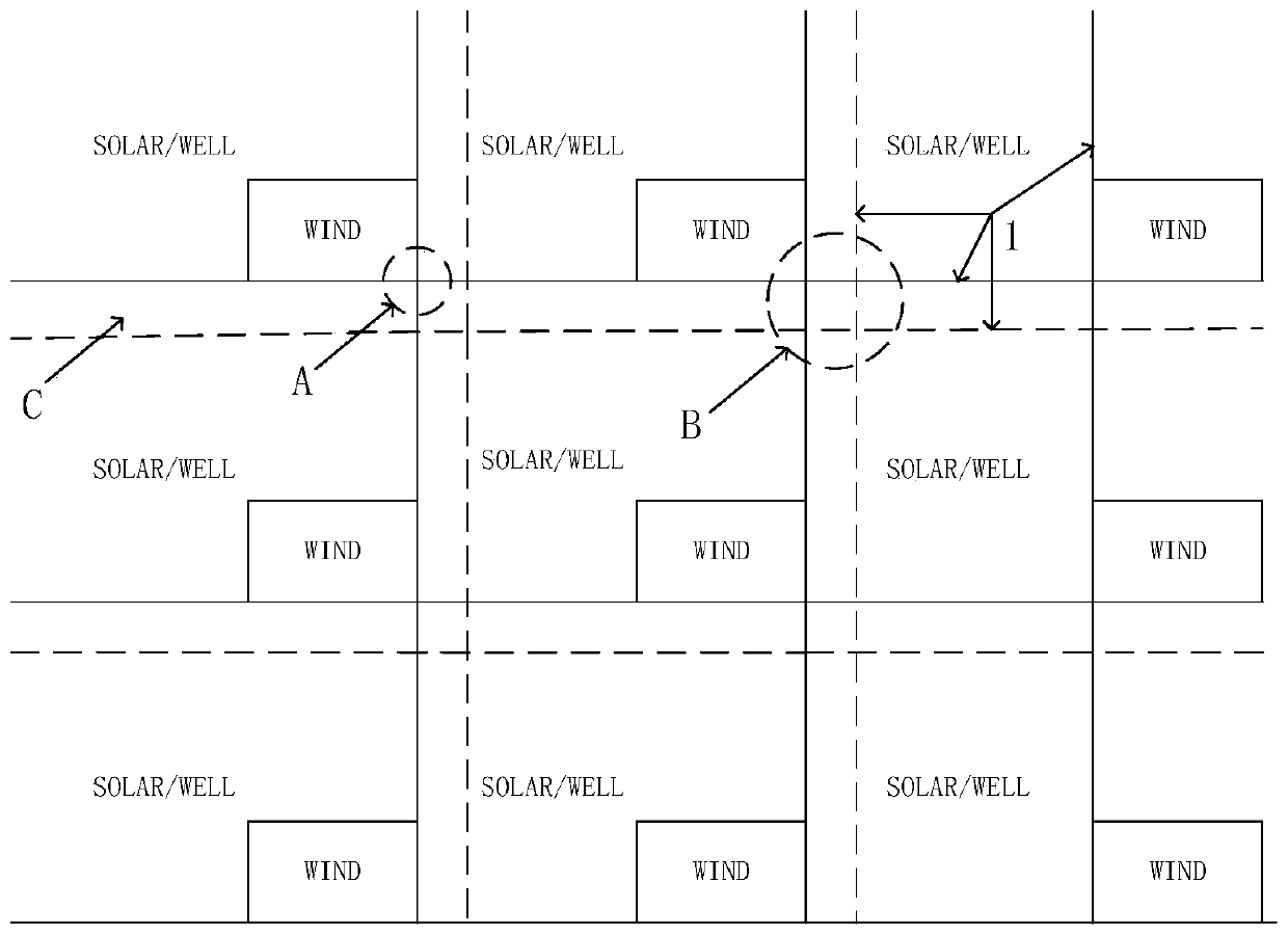 A sand-fixing greening system