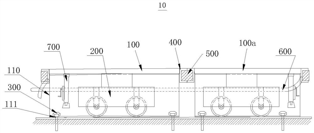 Novel precast beam bottom form and construction method thereof