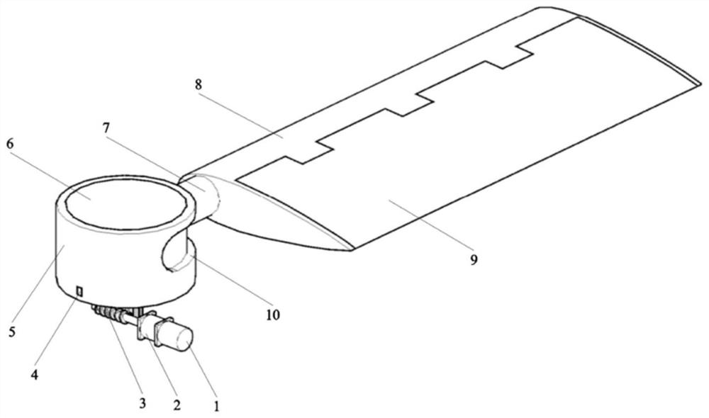 Retractable fin stabilizer for unmanned boat, control system and control method