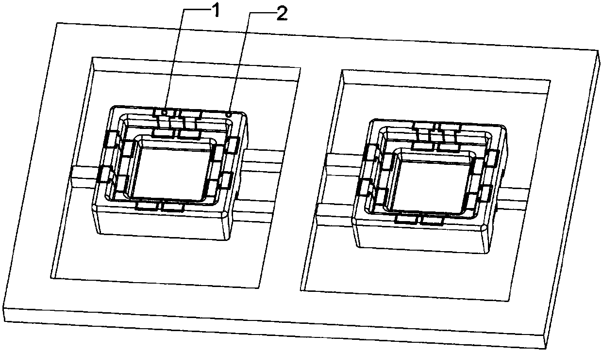 Method for manufacturing different directions of surface metal circuits on small insulator