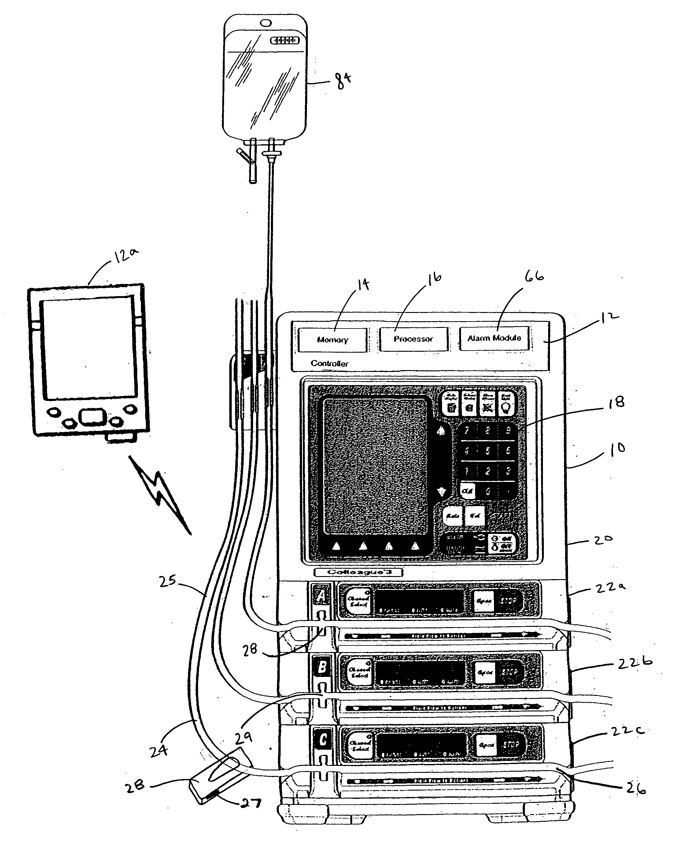Apparatus and method for therapeutic delivery of medication