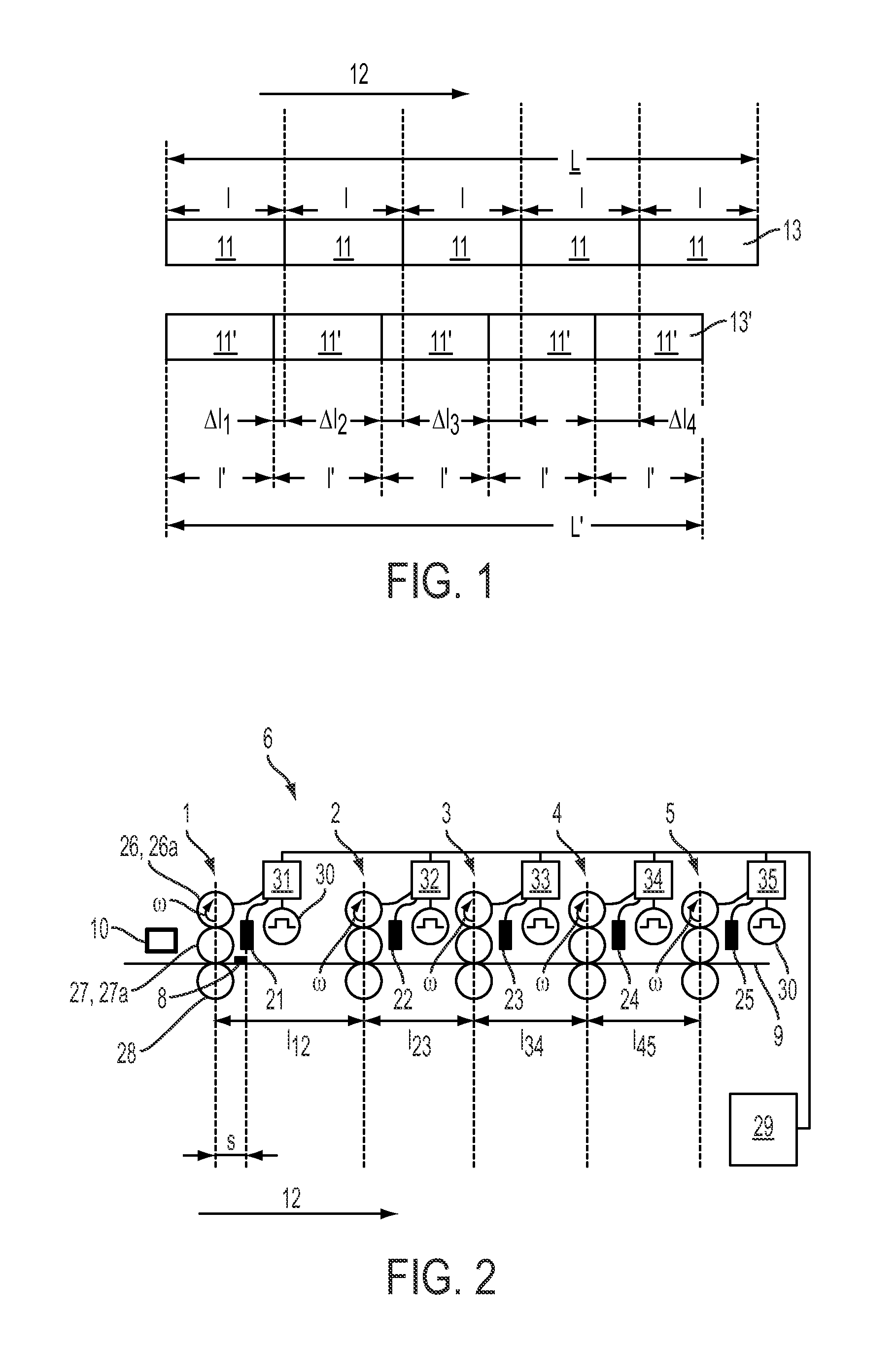 Method and device for controlling the register settings of a printing press