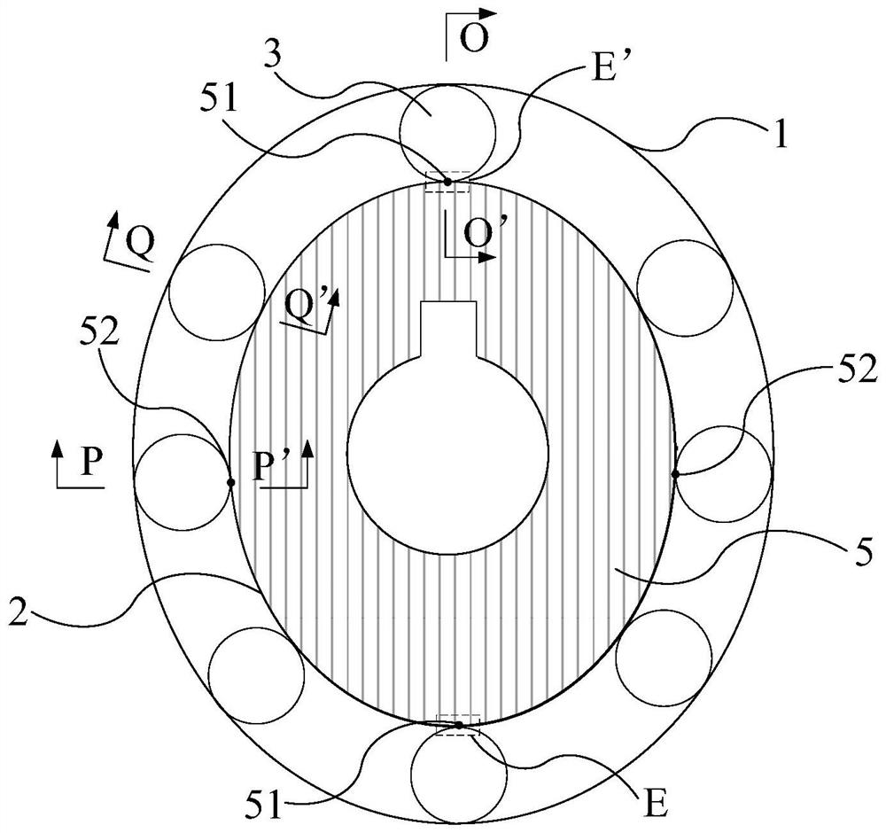 Flexible bearing for harmonic reducer and harmonic reducer