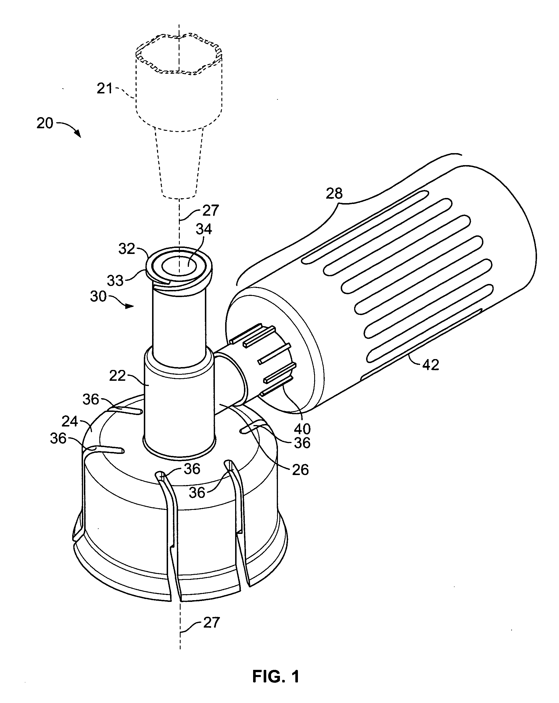 Pressure equalizing device for vial access
