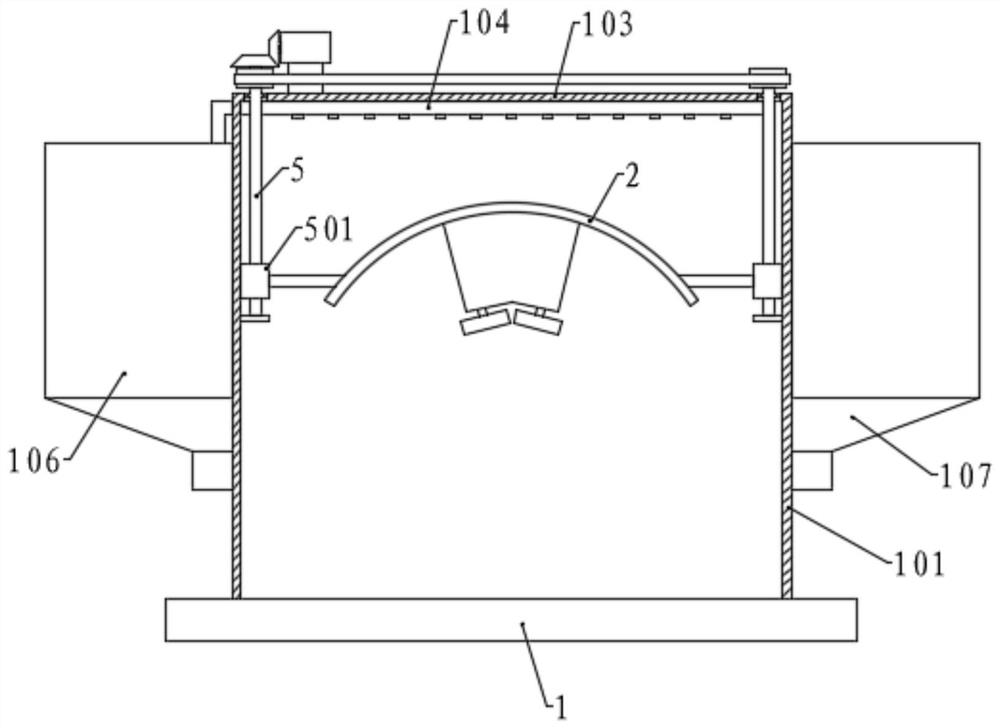 A livestock disinfection and cleaning device for animal husbandry and veterinary medicine