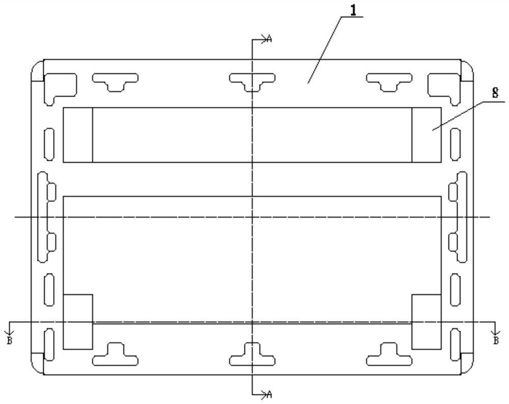 Foam bottom plate facilitating loading, unloading and transportation of integrated electric appliance