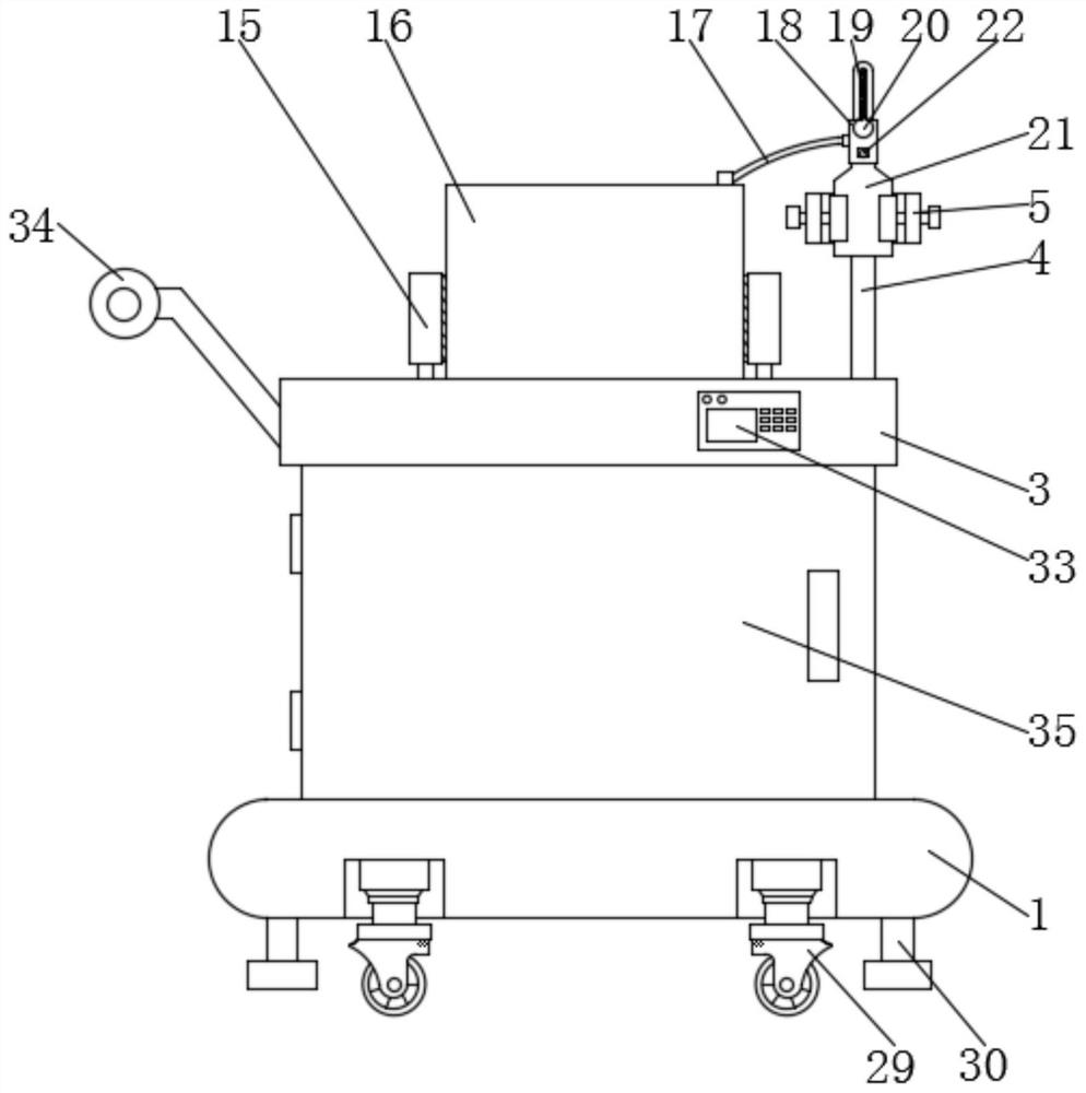 Clinical medical auxiliary oxygen inhalation equipment