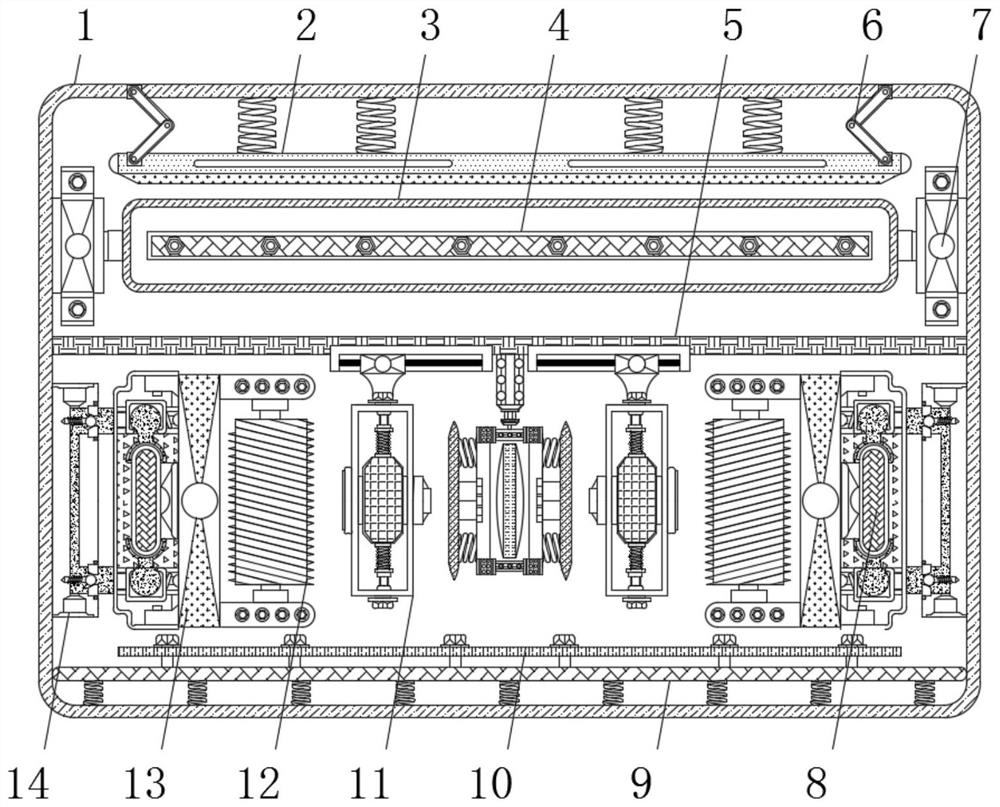 Advertisement putting device with automatic adjusting function based on network technology