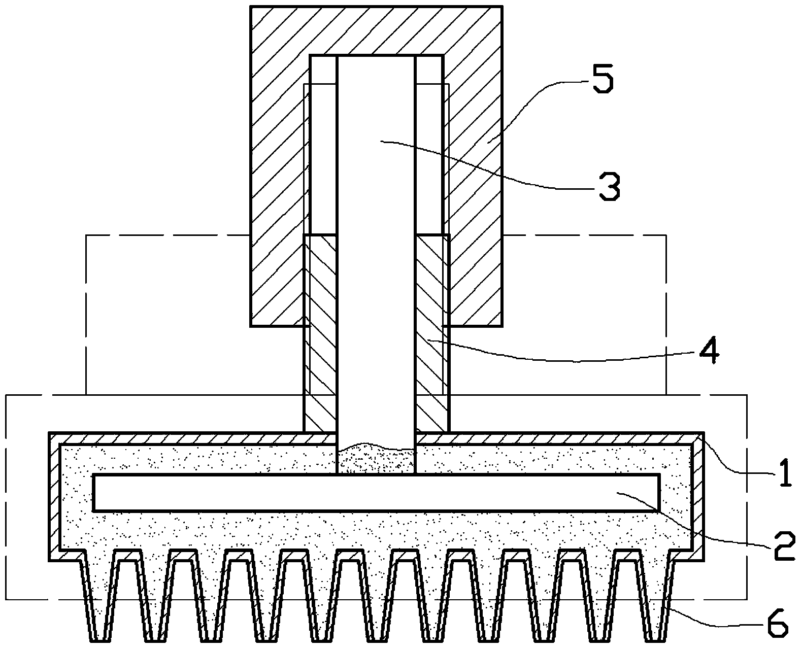 Circuit board one-time welding device