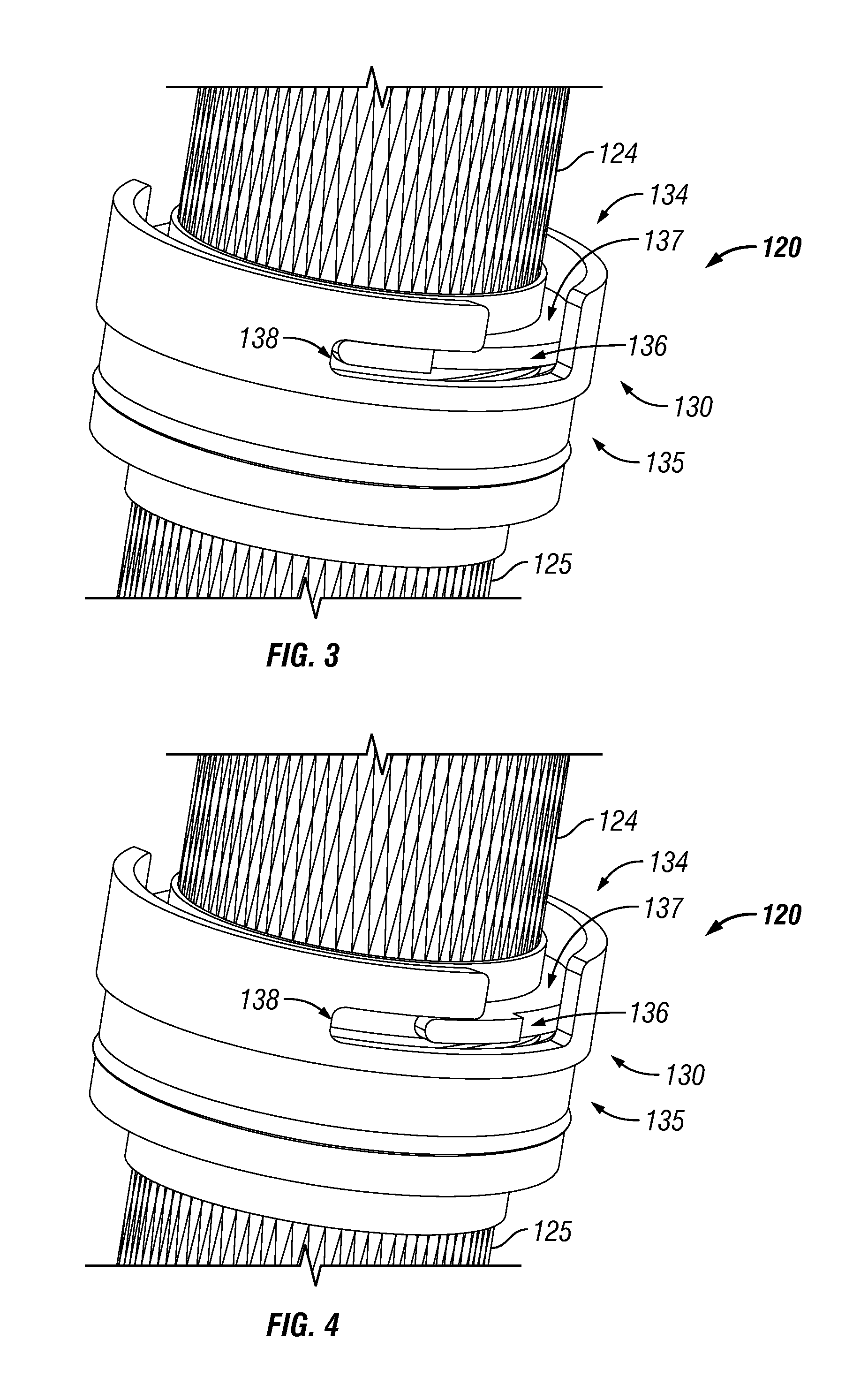 Sealing arrangement for apparatus for filtering, and methods, and products for filtering