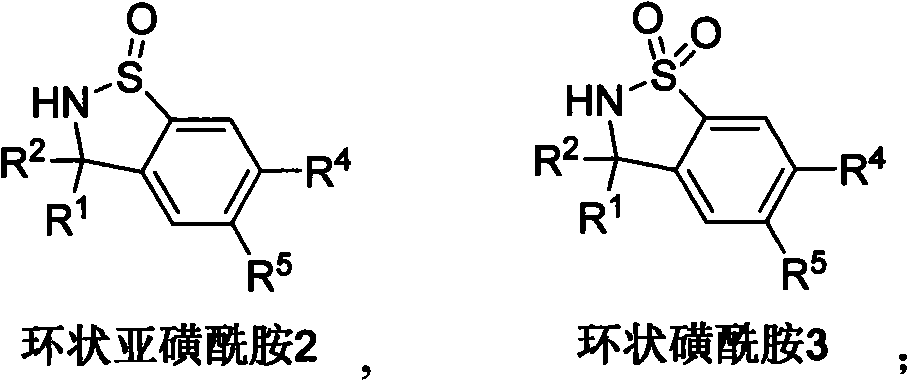 Method for synthesizing cyclic sulphoxide imine, sulfenamide and sulfamide by stereospecificty