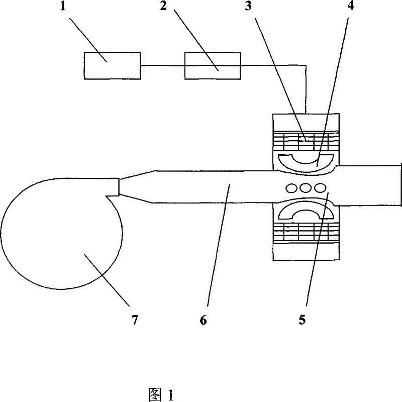 Shock-wave sand stone extinguishing cannon