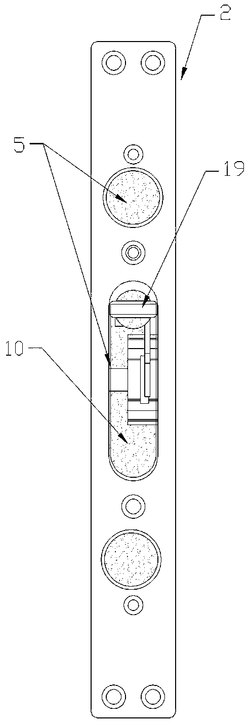 Labor-saving touch trigger lock mechanism